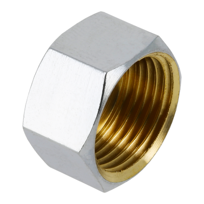 Foto van BONFIX messing verchroomd draadfitting dop 3/4inch Rp