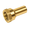 Image of BONFIX press fitting red copper push-in coupling female thread 35mm x 1 1/4inch MRp