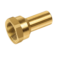 BONFIX press fitting red copper push-in coupling female thread 35mm x 1 1/4inch MRp