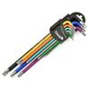 Afbeelding van 9-delige lange Torx sleutelset T10–T50 – Kleurgecodeerd - Tvardy