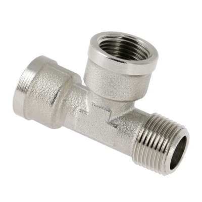 BONFIX messing vertind draadfitting T-stuk 3/8inch RpRpR