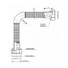 Image of BONFIX 99776 Superior stainless steel gas hose 100cm M24