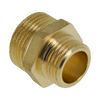 Image of BONFIX brass threaded fitting reducing nipple 3inch x 2inch RR