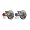 Afbeelding van Anco hoekstopkraan 1/2inch x 1/2inch set met rozet, rvs filter en automatisch uitschakelsysteem
