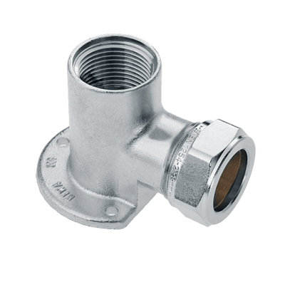 Foto van BONFIX messing vertind knelfitting muurplaat 1/2inch x 15mm FRp