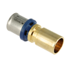 Afbeelding van BONFIX Alu-pers messing persfitting insteekkoppeling verloop 20mm x 22mm