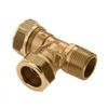 Afbeelding van BONFIX knel messing T-stuk buitendraad 15 x 1/2 inch x 15