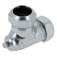 BONFIX C-staal knelfitting kniekoppeling met ontluchter 15 x 15 mm