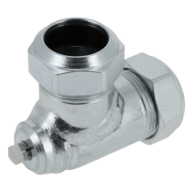 Foto van BONFIX C-staal knelfitting kniekoppeling met ontluchter 15 x 15 mm