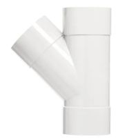 Martens PVC 32mm T-stuk wit 45 graden