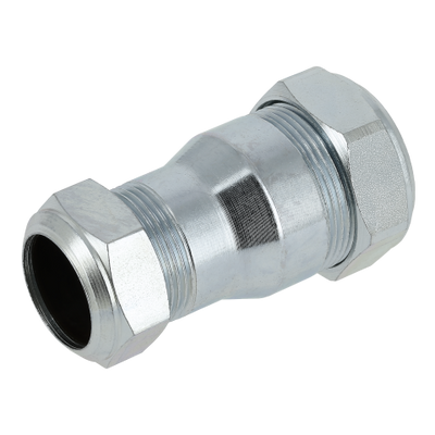 Foto van BONFIX C-staal knelfitting rechte verloopkoppeling 104 - 22mm x 15mm FF