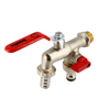 Afbeelding van Bonfix dubbele kogeltapkraan 1/2inch x 3/4inch x 3/4inch MMR