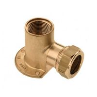 BONFIX messing knelfitting muurplaat 1/2inch x 22mm FRp