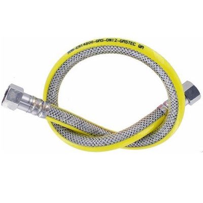 Raminex RVS Superflex Premium gasslang 75 cm - M24 Foto van Raminex RVS Superflex Premium gasslang 75 cm - M24