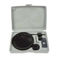 GEKO gatenzaag set 19-127mm 16-delig – Voor hout, gipsplaat & kunststof