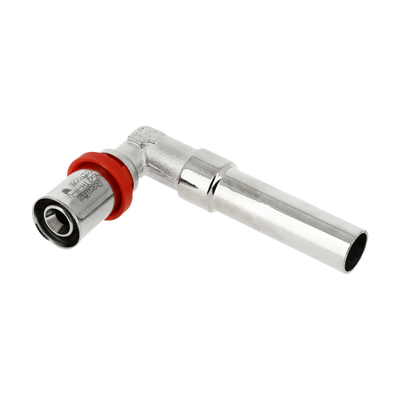 Bonfix Alu-press brass fitting elbow push-in 16mm x 15mm FM