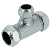 Image of BONFIX C-steel compression fitting Tee reduced 109 - 35mm x 28mm x 35mm FFF