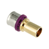 Afbeelding van BONFIX Alu-pers - messing perskoppeling - insteekkoppeling insteekverloop 26mm x 22mm