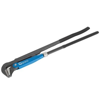 Photo of Adjustable pipe wrench 2 inch – 90° angle – CrV steel – Rubber grip