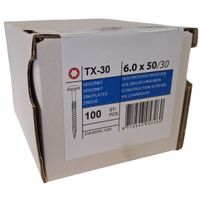 Construction screws wafer head 6.0 x 50 100 pcs