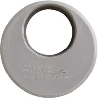 Martens PVC 40mm x 75mm verloopring inwendig grijs