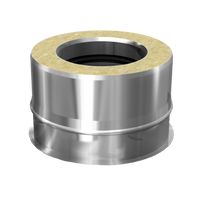SKS 80 – dubbelwandig rookkanaal rvs condensatiedop diameter Ø80-140mm