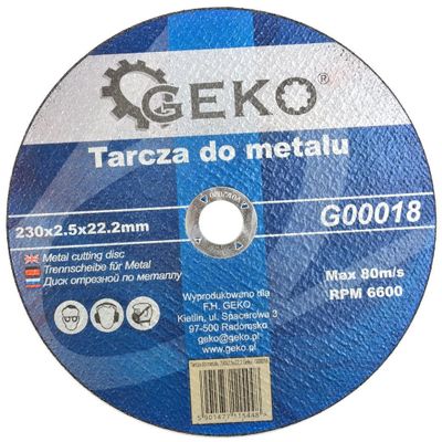 Doorslijpschijf voor metaal 230 x 2,5 x 22,2 mm (metaalschijf) - 25 stuks Foto van Doorslijpschijf voor metaal 230 x 2,5 x 22,2 mm (metaalschijf) - 25 stuks
