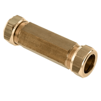 BONFIX messing knelfitting reparatiekoppeling 15mm FF