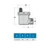 Afbeelding van EnergyBy automatische ontluchter 3/8inch met zijaansluiting en handmatige functionaliteitscontrole