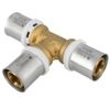 Image of Bonfix Alu-Press Tee Fitting 25 x 25 x 25 mm Brass