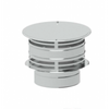 Afbeelding van SKS 130 - dubbelwandig rookkanaal rvs trekkende regenkap diameter Ø130-190mm