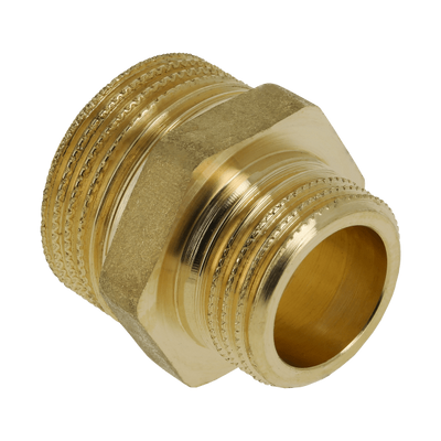 Photo of BONFIX brass threaded fitting reducing nipple 2inch x 1 1/2inch RR
