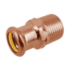 Image of BONFIX press fitting red copper gas male adapter 1 1/2inch x 35mm FR