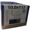 Afbeelding van QZ kozijnpluggen platkop 10.0 x 112 - 50 stuks