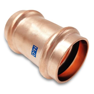 Foto van AesPRES Uniko koper persfitting overschuifkoppeling 22mm