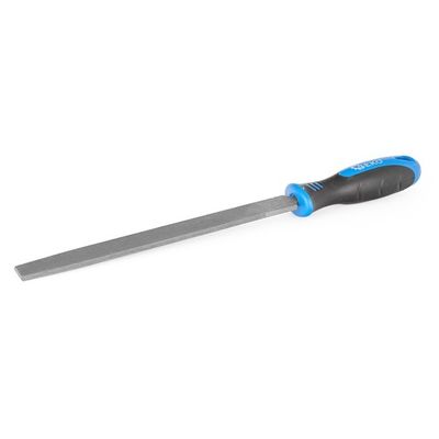 Foto van GEKO Platte Metaalvijl 200 mm – Carbon Staal – Ergonomische Greep