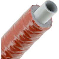 BONFIX Alu-press - multilayer pipe 25mm x 2,5mm with 6mm red insulation - roll 50m
