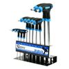 Afbeelding van T-vormige Inbussleutel Set 2–10 mm – Ergonomisch – Inclusief Wandhouder (10-delig) - GEKO