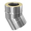 Afbeelding van SKS 80 – dubbelwandig rookkanaal rvs bocht 30 graden diameter Ø80-140mm