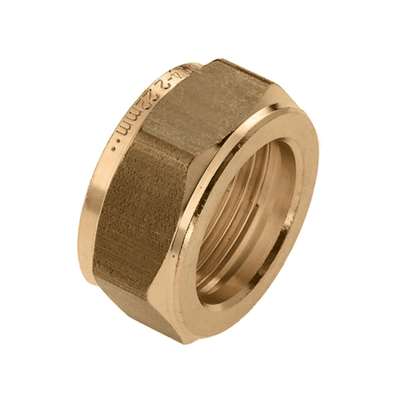 Foto van BONFIX messing knelfitting knelmoer 22mm