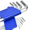 Afbeelding van 9-delige inbussleutelset 190mm – Veelzijdige hex keys voor professionals en doe-het-zelvers