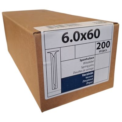 Foto van Spanhulzen 6.0 x 60 - 200 stuks