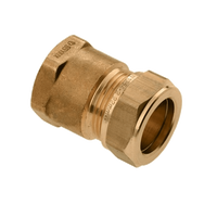 BONFIX messing knelfitting schroefbus 22mm x 3/4inch FRp