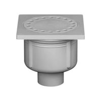 Martens ABS 100mm x 100mm doucheplug afvoerput onderuitloop 40mm