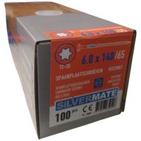 Silvermate chipboard screws 6.0 x 140 partial thread - 100 pcs