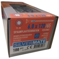 Silvermate chipboard screws 6.0 x 120 partial thread - 100 pcs