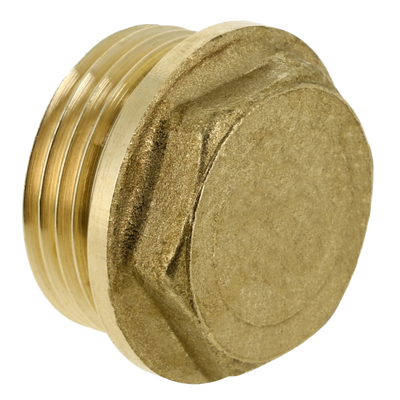 Photo of BONFIX brass threaded fitting plug with hexagon 2 1/2inch R