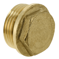BONFIX messing draadfitting plug met zeskant 1 1/4inch R