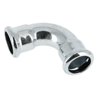 BONFIX press C-staal bocht 90 graden 22mm FF