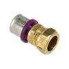 Image of Bonfix Alu-press brass fitting reducer to compression straight 26mm x 22mm FF